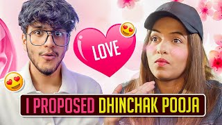 I Proposed Dhinchak Pooja after Listening Her New Song  Tea with Triggered Ep1 [upl. by Byrle]