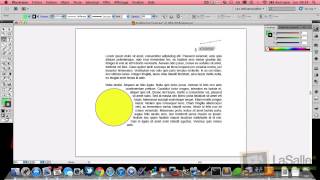 Adobe Illustrator CS5  Habillage de texte Ai08 [upl. by Nellek47]