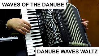 WAVES OF THE DANUBE  DONAUWELLEN WALZER  ACCORDION FAMOUS WALTZES [upl. by Jo490]