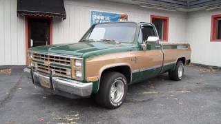 1987 Chevrolet Silverado Start Up Exhaust In Depth Tour and Test Drive [upl. by Ahsek]