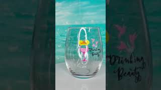 🍷 Drinking Beauty 🍷 STEMLESS WINE GLASS [upl. by Ahola836]