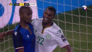 AFCON 2021  HIGHLIGHTS  CHAKER ALHADHUR SAVES  ROUND OF 16  CAMEROON VS COMOROS [upl. by Akenehs16]