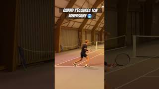 Le geste d’humeur pour terminer 🥶 extrait de mon prochain match qui s’annonce très tendu tennis [upl. by Wylma284]