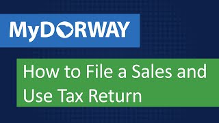 How to File a Sales and Use Tax Return [upl. by Carlick]