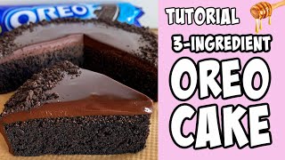 3Ingredient Oreo Cake tutorial Shorts [upl. by Pace703]