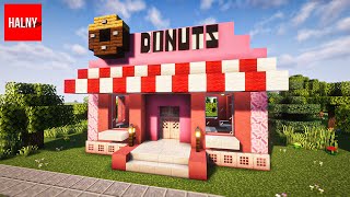 How to build a donut shop in minecraft🍩 [upl. by Whitney]