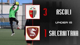 Highlights Under 15  AscoliSalernitana 31  Ascoli Calcio [upl. by Kreg249]