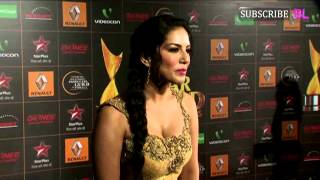 Video  Sunny Leone  Star Guild Awards Red Carpet 2013 [upl. by Neruat]