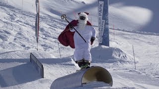 Shredding Nikolaus  Snowpark Kitzsteinhorn [upl. by Ajssatan]