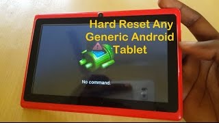 Reset any Generic or Chinese Android Tablet Easy [upl. by Colston]