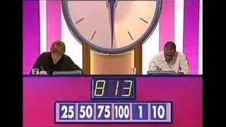 Countdown Amazing Calculation 813  Carol Vorderman [upl. by Fortunato]