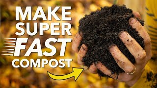 How To Make Compost  Fast and Easy [upl. by Nudd]