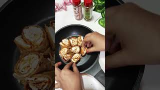 New Recipe Leftover Roti Snack in 4 minutes shorts leftoverrotisnacks snacks food recipe [upl. by Hcire]