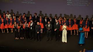 Cannes 2024  Un Certain Regard award ceremony applauding the festival workers [upl. by Caia901]