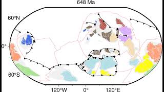 18 Billion Years of Plate Tectonics [upl. by Tiertza115]