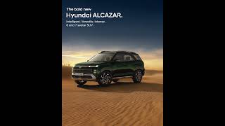 Hyundai ALCAZAR  H shaped DRLs [upl. by Thgiled]