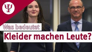 Kleider machen Leute  Sozialpsychologie mit Prof Erb [upl. by Ocirema]