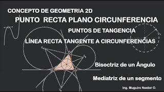 ELEMENTOS BÁSICOS DE LA GEOMETRÍA PLANA  CONCEPTOS [upl. by Twitt]