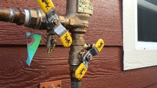 How To Quick Drain Your Sprinkler System [upl. by Kaenel]