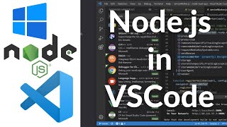 How to Run Nodejs in Visual Studio Code  Nodejs in VSCode [upl. by Ikairik]