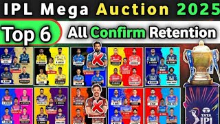 IPL 2025 Top 5 Retained Players list [upl. by Aynom538]