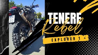 Ноунейм резина Rebel для Tenere Злая резина на турэндуро Rebel Explorer 1 vs Mitas E10 Оффроуд [upl. by Negeam]