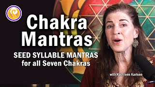 Powerful Chakra Mantras for Deep Healing Seed Syllables [upl. by Enisamoht925]