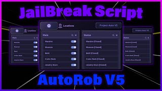 OP JailBreak Script  Auto Rob Auto Crates Infinite Money Kill Aura  No Key [upl. by Nnalyrehs449]