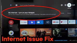 Mi Tv Wifi Connection Problem  No Internet  turn on your Hotspot error  Mi TV Internet issue FIX [upl. by Nirehtak260]