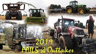 Fails amp Outtakes 2019  Schlammschlacht lustige Traktorristen Pannen ▶ Agriculture Germanyy [upl. by Edelsten546]