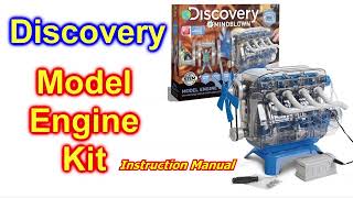 4 Cylinder Model Engine Kit DISCOVERY Instruction Manual [upl. by Alvord137]