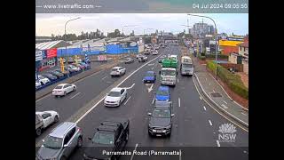 Parramatta Road amp Woodville Road Sydney  2024Jul04  Australia [upl. by Elvera]