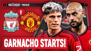 Garnacho Leads Team  Liverpool Vs Manchester United  Preview [upl. by Edythe]