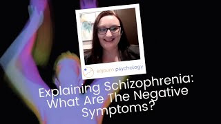 Explaining Schizophrenia What Are The Negative Symptoms Part 3 [upl. by Thisbee]