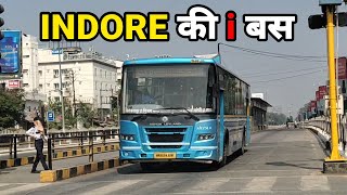 INDORE i bus  BRTS  REVIEW [upl. by Hugon]