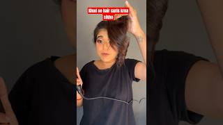 Khud se hair curls karna sikho viral youtube shorts Vandanamakeovers14 [upl. by Nibor163]