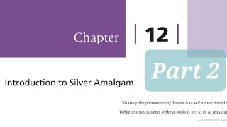 Introduction to Silver Amalgam part 2Corrosion or Tarnish of Amalagam Hazards of mercury toxicity [upl. by Angelico]