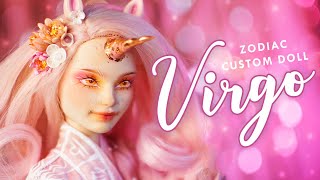 ITS A BOY ✨ Magical Unicorn Virgo 🦄• Zodiac Challenge • Custom Doll [upl. by Jaquenetta]