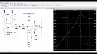 Sallen key filter circuit design using LTspice33 [upl. by Kalfas77]