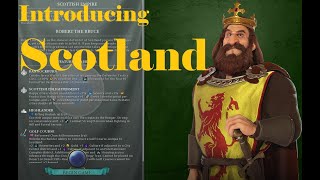 Civ 6 Scotland as Robert The Bruce Introduction and Setup [upl. by Hael]