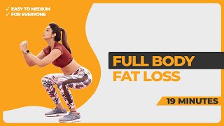 19 Mins  Full Body Fat Loss  Shilpa Shetty  Fitness with Bollywood Diva  Fitness [upl. by Eihcir]