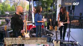 Electric Guitars  Go Morgen Danmark  TV2 Interview  d 03052014 [upl. by Sinned]