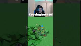 ✨Copying bushes✨ vs Placing bushestpt2 thijmen0808 roblox [upl. by Jevon]