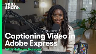 How to Quickly Caption Video in Adobe Express [upl. by Ailisec]