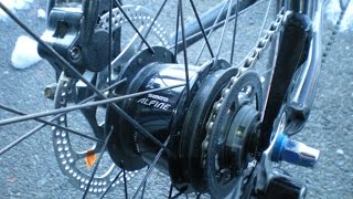 Shimano Nexus Alfine 8 speed How it works [upl. by Hazlett]