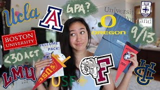 getting into college with average stats decisions stats  where im going [upl. by Yurik]