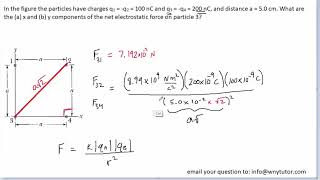 In the figure the particles have charges q1q2 [upl. by Springer613]