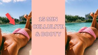 15 MIN BOOTY amp CELLULITE WORKOUT  Caroline Deisler [upl. by Rotow]