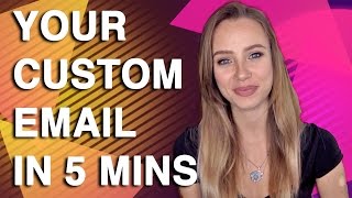 How to Create Your Custom Email Address in Under 5 Mintues [upl. by Niryt769]