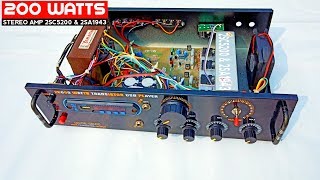 DIY 100100W complete Amplifier [upl. by Gmur]